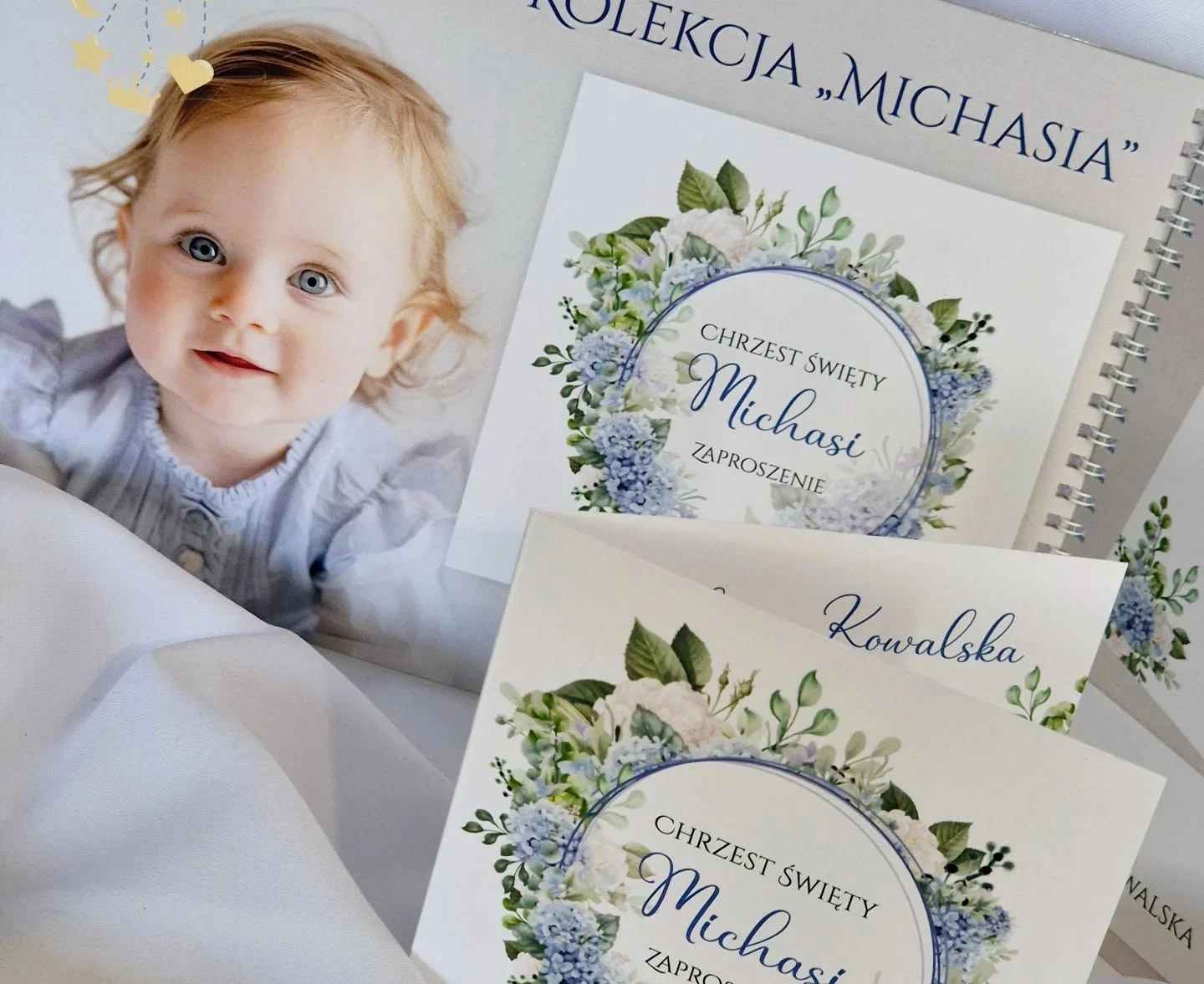 papeteria okolicznościowa zaproszenie na chrzest święty